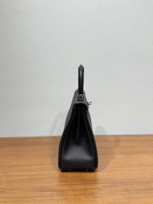 wholesale quality hermes kelly 25 togo 89 black phd